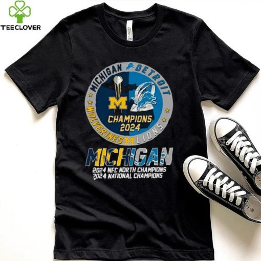 Michigan 2024 NFC North Champions 2024 National Champions Shirt