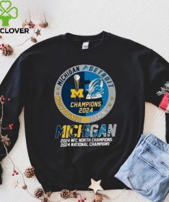 Michigan 2024 NFC North Champions 2024 National Champions Shirt