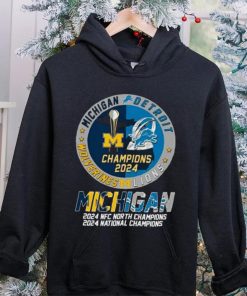 Michigan 2024 NFC North Champions 2024 National Champions Shirt