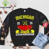 Michigan 2024 Rose Bowl Champions helmet logo gift hoodie, sweater, longsleeve, shirt v-neck, t-shirt