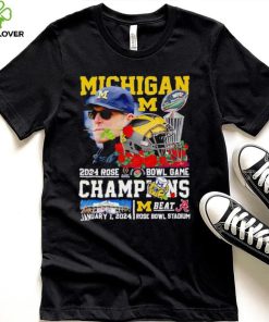 Michigan 2024 Rose Bowl Game Champions Michigan beat Alabama hoodie, sweater, longsleeve, shirt v-neck, t-shirt