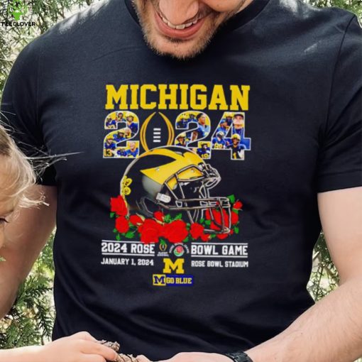 Michigan 2024 Rose Bowl game January 1 2024 go Blue hoodie, sweater, longsleeve, shirt v-neck, t-shirt