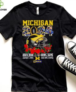 Michigan 2024 Rose Bowl game January 1 2024 go Blue hoodie, sweater, longsleeve, shirt v-neck, t-shirt