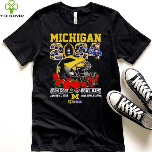 Michigan 2024 Rose Bowl game January 1 2024 go Blue hoodie, sweater, longsleeve, shirt v-neck, t-shirt