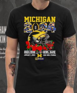 Michigan 2024 Rose Bowl game January 1 2024 go Blue hoodie, sweater, longsleeve, shirt v-neck, t-shirt