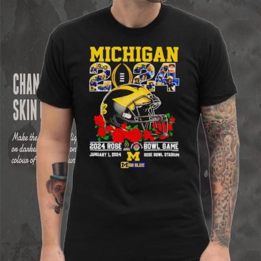 Michigan 2024 Rose Bowl game January 1 2024 go Blue hoodie, sweater, longsleeve, shirt v-neck, t-shirt