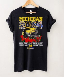 Michigan 2024 Rose Bowl game January 1 2024 go Blue hoodie, sweater, longsleeve, shirt v-neck, t-shirt