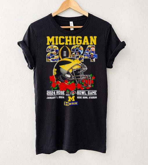 Michigan 2024 Rose Bowl game January 1 2024 go Blue hoodie, sweater, longsleeve, shirt v-neck, t-shirt