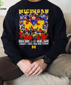 Michigan 2024 Rose Bowl game January 1 2024 shirt