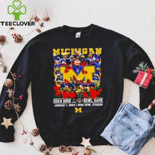 Michigan 2024 Rose Bowl game January 1 2024 hoodie, sweater, longsleeve, shirt v-neck, t-shirt