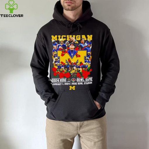 Michigan 2024 Rose Bowl game January 1 2024 hoodie, sweater, longsleeve, shirt v-neck, t-shirt