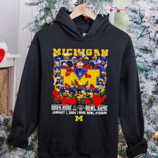 Michigan 2024 Rose Bowl game January 1 2024 hoodie, sweater, longsleeve, shirt v-neck, t-shirt