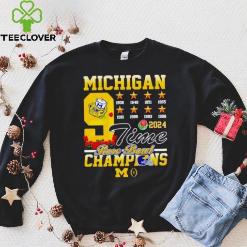 Michigan 2024 time Rose Bowl Champions hoodie, sweater, longsleeve, shirt v-neck, t-shirt