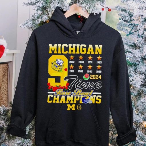 Michigan 2024 time Rose Bowl Champions hoodie, sweater, longsleeve, shirt v-neck, t-shirt