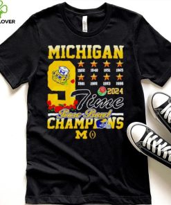 Michigan 2024 time Rose Bowl Champions hoodie, sweater, longsleeve, shirt v-neck, t-shirt