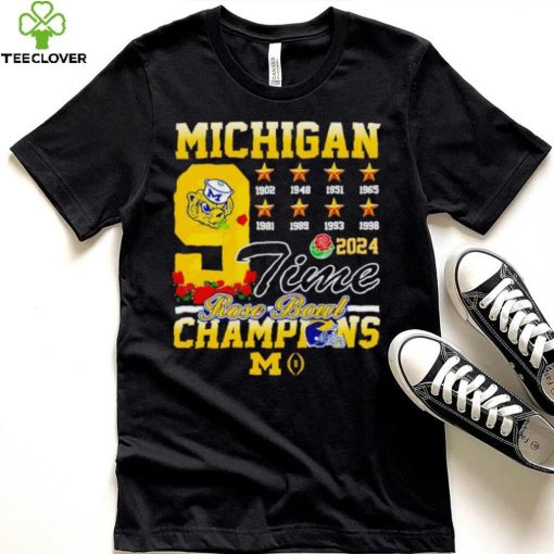 Michigan 2024 time Rose Bowl Champions hoodie, sweater, longsleeve, shirt v-neck, t-shirt