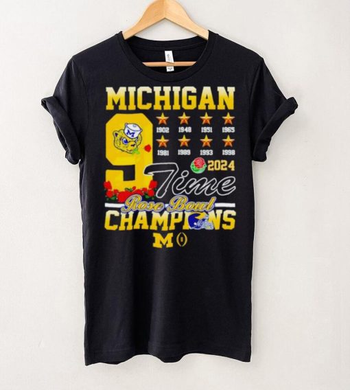 Michigan 2024 time Rose Bowl Champions hoodie, sweater, longsleeve, shirt v-neck, t-shirt