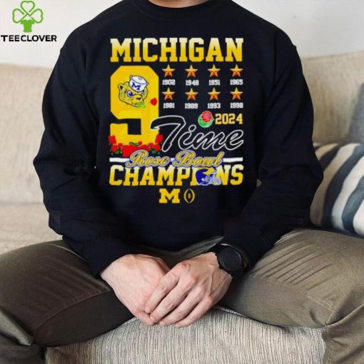 Michigan 2024 time Rose Bowl Champions hoodie, sweater, longsleeve, shirt v-neck, t-shirt