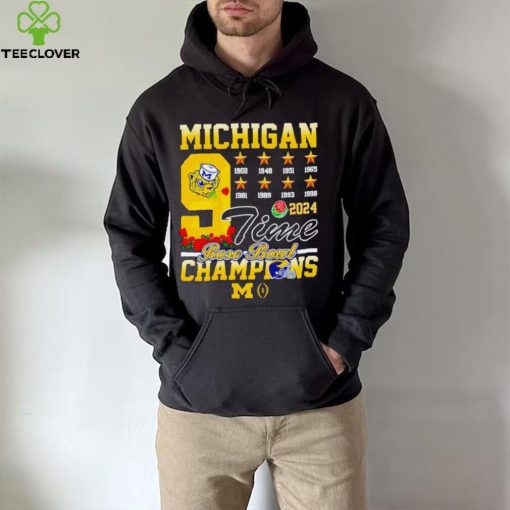 Michigan 2024 time Rose Bowl Champions hoodie, sweater, longsleeve, shirt v-neck, t-shirt