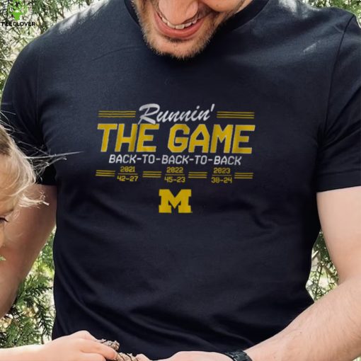 Michigan Back To Back To Back T Shirt