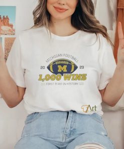 Michigan Football 1000 Wins First Team In History shirt