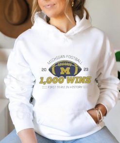 Michigan Football 1000 Wins First Team In History shirt 2 Michigan Football 1000 Wins First Team In History shirt