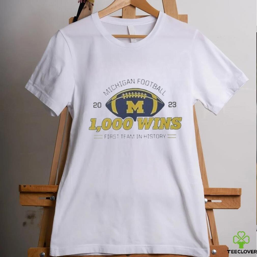 Michigan Football 1000 Wins First Team In History shirt Michigan Football 1000 Wins First Team In History shirt