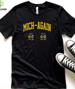 Michigan Football 2022 Mich Again Victors Championship Shirt