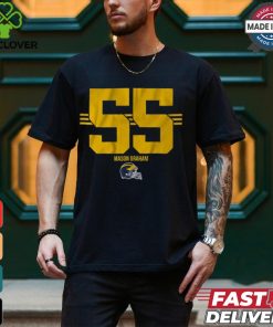 Michigan Football Mason Graham 55 Stripe Shirt