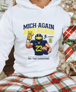 Michigan Football Mich Again And Again 2023 Big Ten Champions White Team Nil Shirt 2 Michigan Football Mich Again And Again 2023 Big Ten Champions White Team Nil Shirt