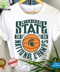 Michigan State Basketball 2000 Champs Tee shirt