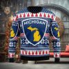 Michigan State Christmas Ugly Christmas Holiday Sweater