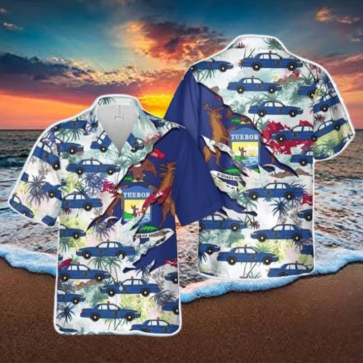 Michigan State Police Hawaiian Shirt For Beach Fans