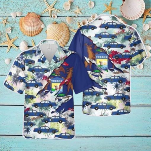 Michigan State Police Hawaiian Shirt For Beach Fans