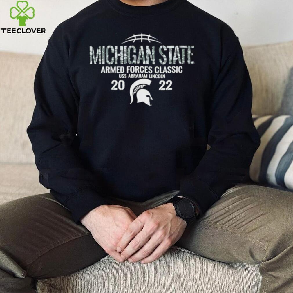 Michigan State Spartans 2022 Armed Forces Classic T Shirt Michigan State Spartans 2022 Armed Forces Classic T Shirt