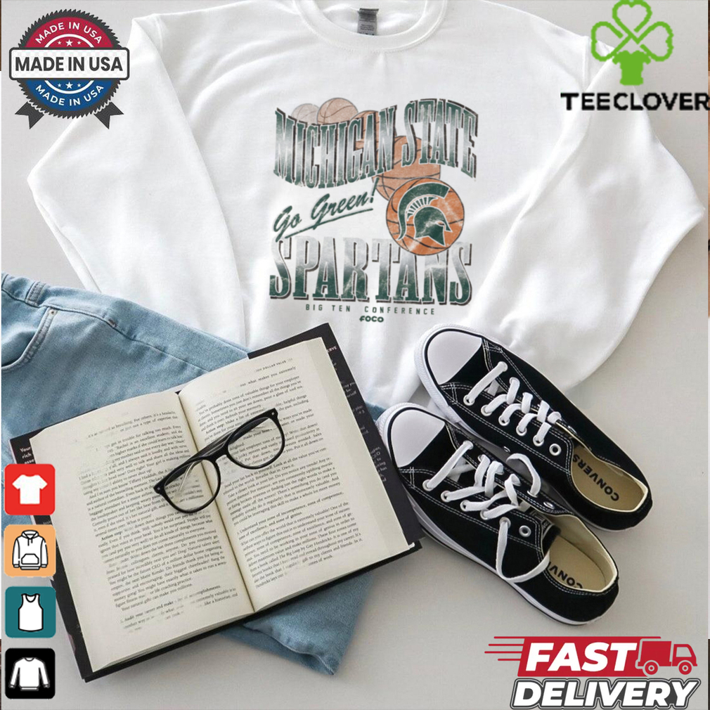 Michigan State Spartans Baller Bounce T Shirt Michigan State Spartans Baller Bounce T Shirt
