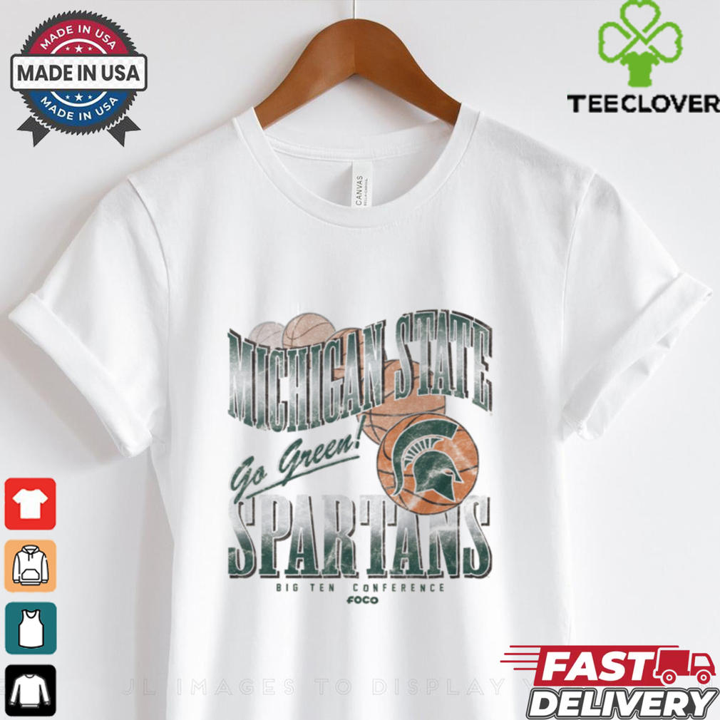 Michigan State Spartans Baller Bounce T Shirt Michigan State Spartans Baller Bounce T Shirt