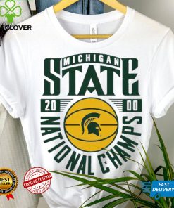 Michigan State Spartans Basketball National Champs T Shirt