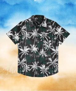 Michigan State Spartans Black Floral Hawaiian Shirt