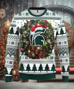 Michigan State Spartans Christmas Ugly Sweater