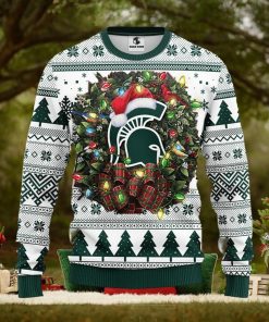 Michigan State Spartans Christmas Ugly Sweater