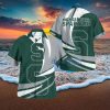 Miami Dolphins Primary Logo 3d Print Button Down Tropical Hawaiian Shirt