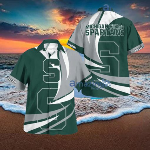 Michigan State Spartans Classic Fashion Button Up Hawaiian Shirt
