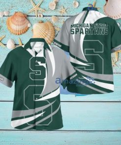 Michigan State Spartans Classic Fashion Button Up Hawaiian Shirt