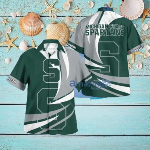 Michigan State Spartans Classic Fashion Button Up Hawaiian Shirt
