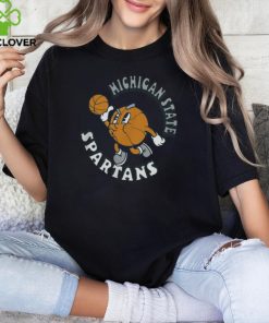Michigan State Spartans Comfort Colors Basketball Logo T Shirt 2 Michigan State Spartans Comfort Colors Basketball Logo T Shirt