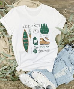 Michigan State Spartans Comfort Wash Camping Trip T Shirt