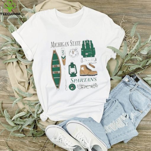 Michigan State Spartans Comfort Wash Camping Trip T Shirt