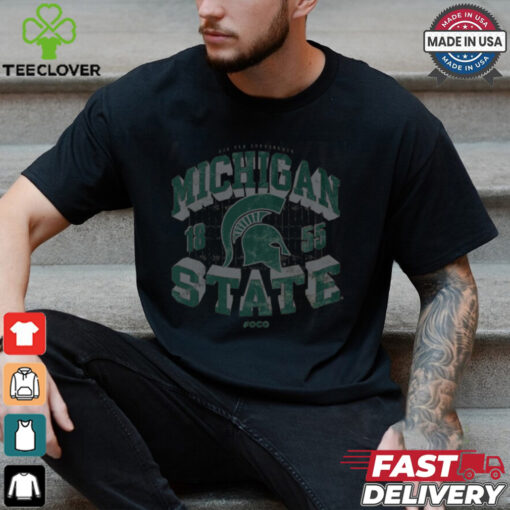 Michigan State Spartans Field Arched Wordmark T Shirt