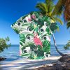 Michigan State Spartans Black Floral Hawaiian Shirt